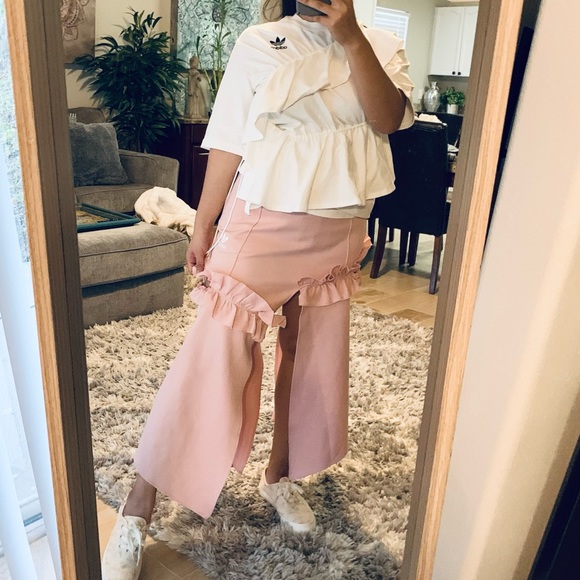 Adidas j koo ruffled tee shirt NWT - Picture 5 of 14